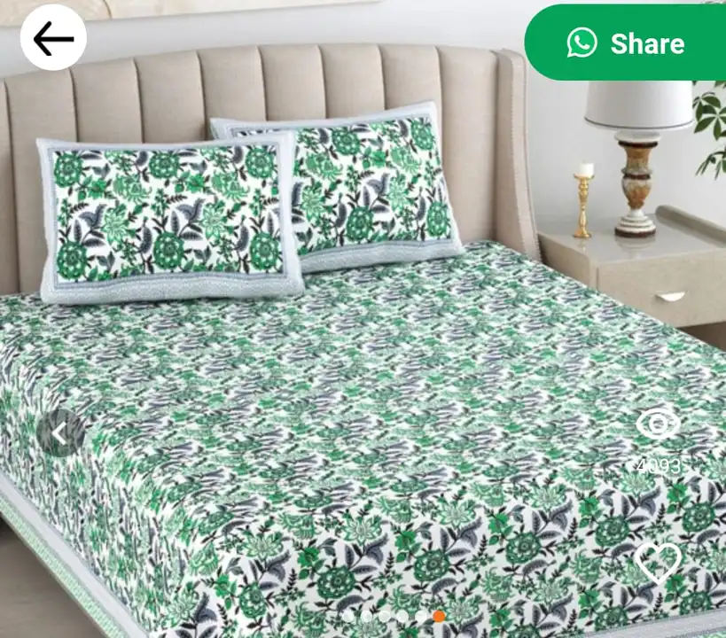 Cotton bedsheets uploaded by business on 7/2/2023