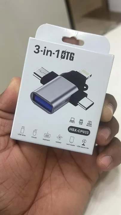 OTG 3in1 uploaded by Mobile accessories hub on 7/2/2023