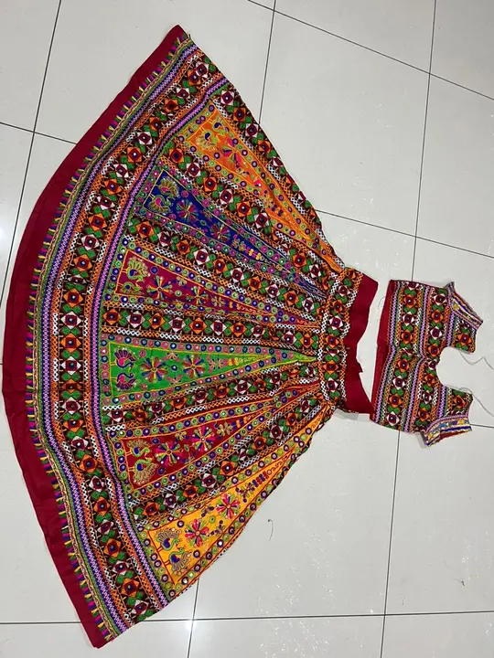 Navratri Dandiya lehnga choli  uploaded by Maa karni creation on 7/2/2023