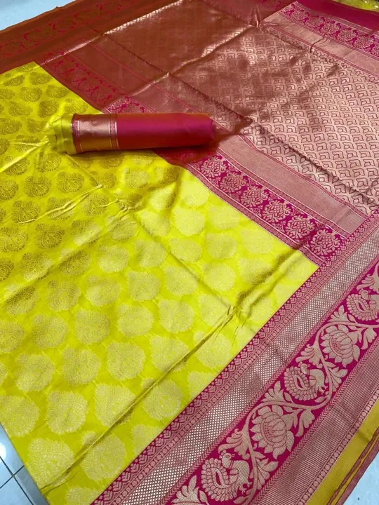 🔥 *Presenting Enchanting Yet Breathable Organic Banarasi Sarees For Intimate And Big Fat Indian Wed uploaded by BOKADIYA TEXOFIN on 7/2/2023