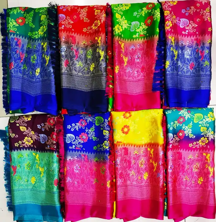 Moss bright saree uploaded by SAURYA LIFE STYLE on 7/2/2023