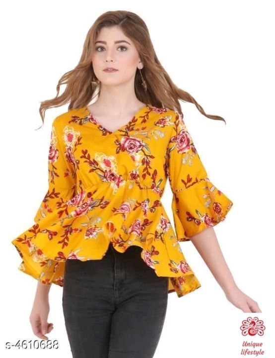 Attractive tops and tunics uploaded by Unique lifestyle on 3/15/2021