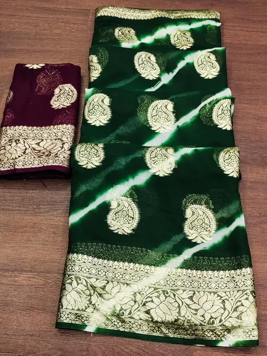 Georgette saree  uploaded by SAURYA LIFE STYLE on 7/2/2023