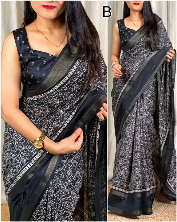 Soft cotton saree  uploaded by SAURYA LIFE STYLE on 7/2/2023
