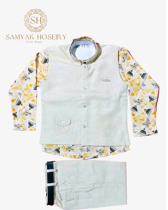 Fancy BabaFancy Baba Suit For boys Kl03 Size 22x26 uploaded by Samyak Hosiery on 7/2/2023