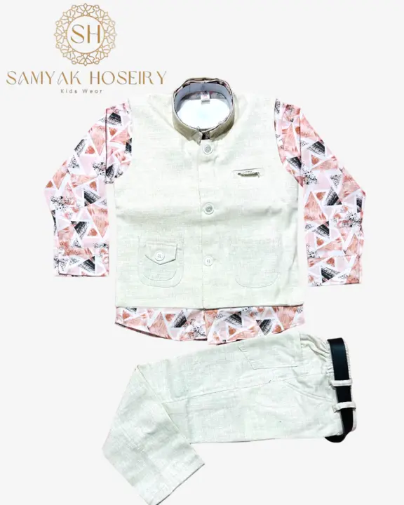 Fancy BabaFancy Baba Suit For boys Kl03 Size 22x26 uploaded by Samyak Hosiery on 7/2/2023