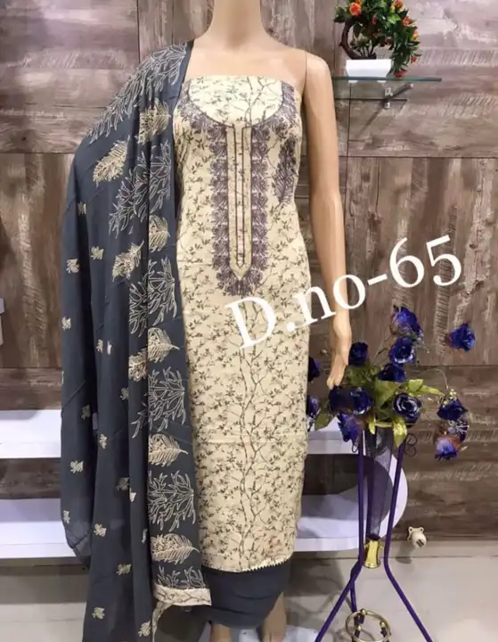 Cotton suit and dress material  uploaded by Zuberiya Global on 7/2/2023