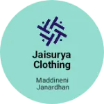 Business logo of Jaisurya clothing