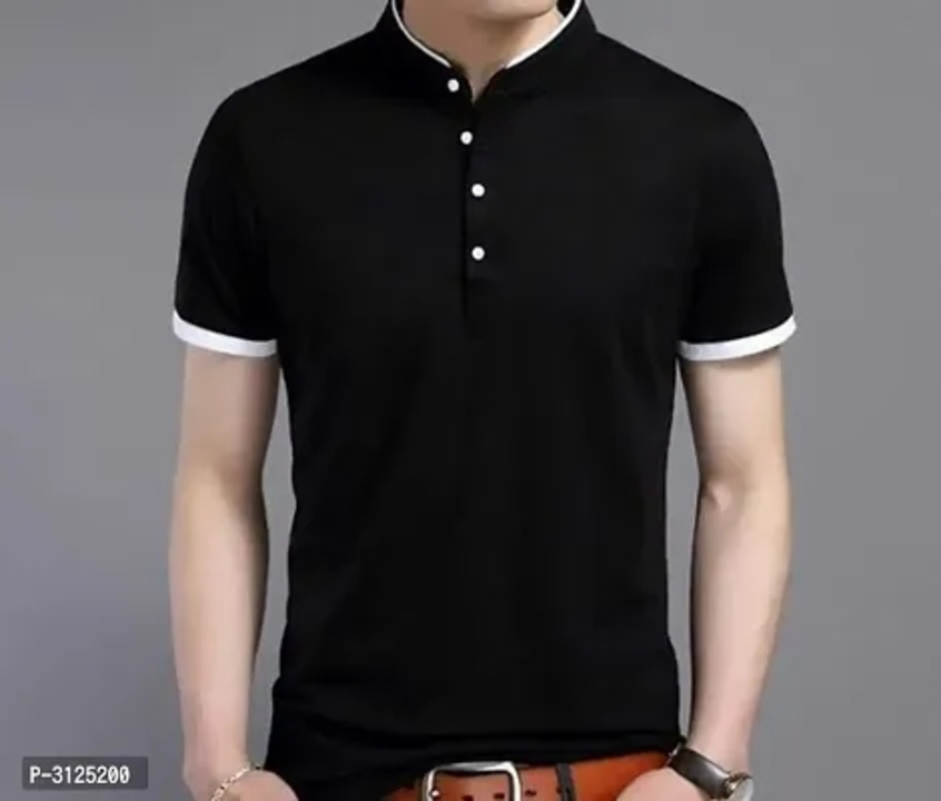 New Trending Short-sleeve Cotton Henley T Shirt For Men uploaded by wholsale market on 7/2/2023