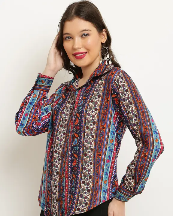 Women multicolour shirt uploaded by business on 7/2/2023