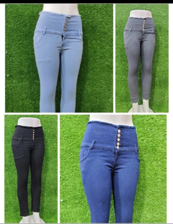 5 buttons denim jeans  uploaded by SAI KRIPA GARMENTS /9630647009 on 7/2/2023