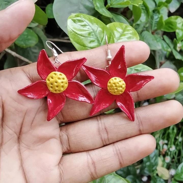 Flower earrings 05 uploaded by Ratnaabhushan on 7/2/2023
