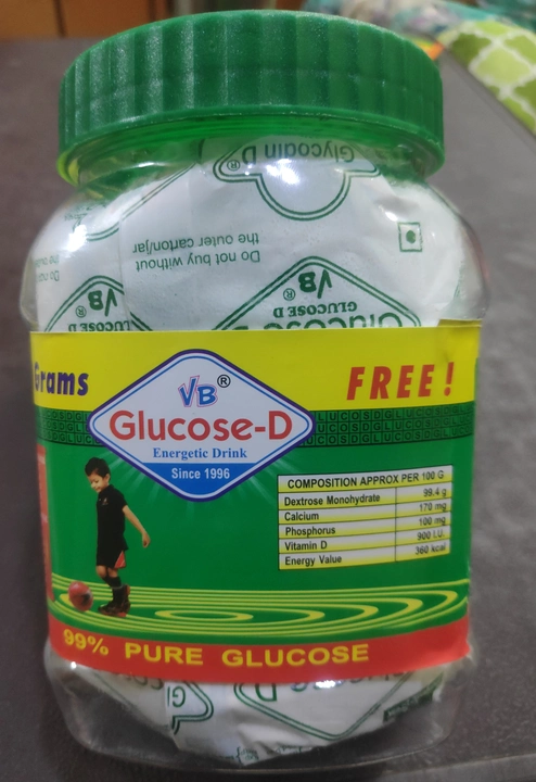 GLUCOSE -D 500 g jar pack uploaded by VB FOOD PRODUCTS on 7/2/2023