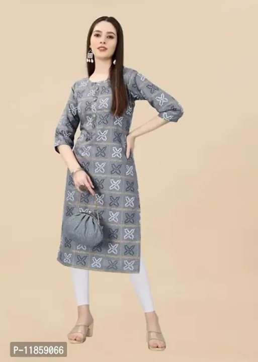 Trendy Cotton Printed Kurtis uploaded by business on 7/2/2023