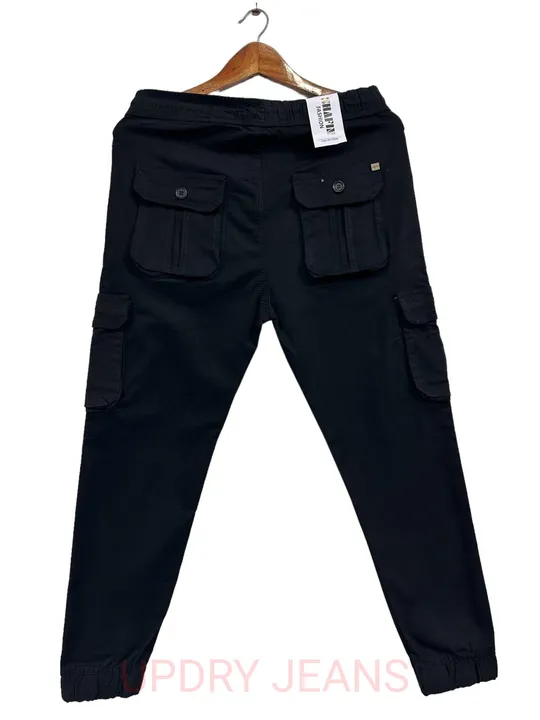 Premium quality top quality Only black cargo six pocket joggers  uploaded by UPDRY INTERNATIONAL COMPANY  on 7/2/2023