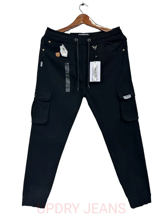 Premium quality top quality Only black cargo six pocket joggers  uploaded by UPDRY INTERNATIONAL COMPANY  on 7/2/2023