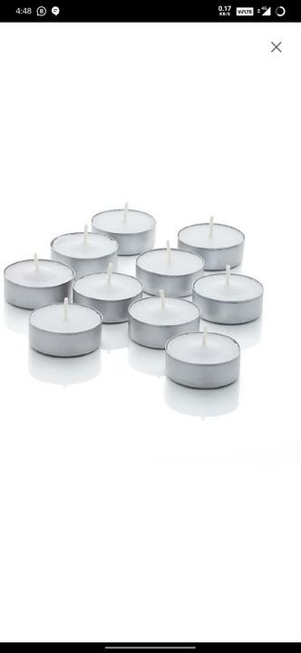 Hansraj tealight candles set of 50 | unscented  uploaded by Hansraj foods and products on 3/15/2021