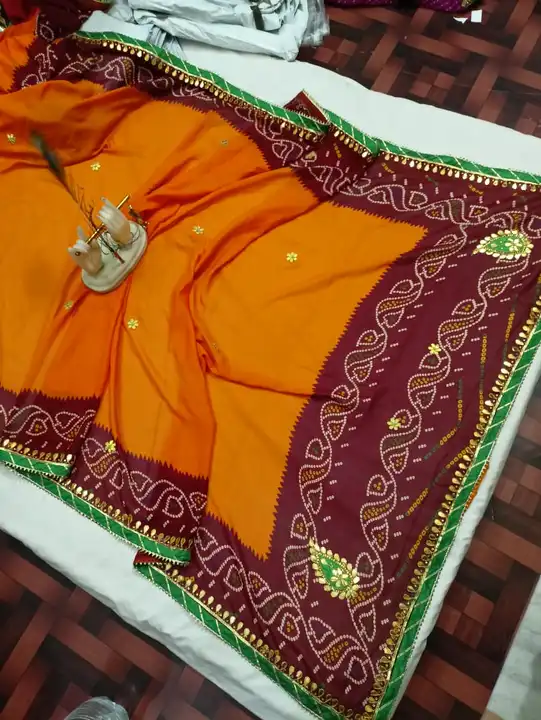 *Ready To Dispatch🤗*

😍🥰😍🥰🥰😍😍😍😍😍😍😍
🌹 ** *Special bhandhani*


🌹 *Original  product*
* uploaded by Gotapatti manufacturer on 7/3/2023
