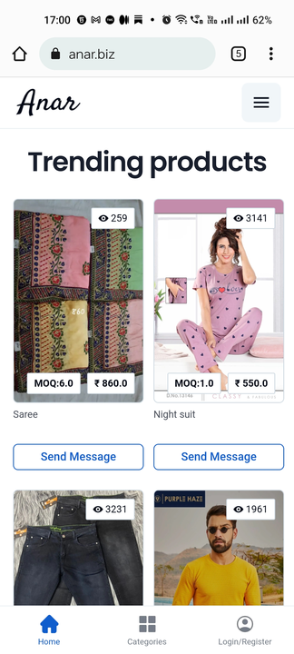 Saree Product uploaded by business on 7/3/2023