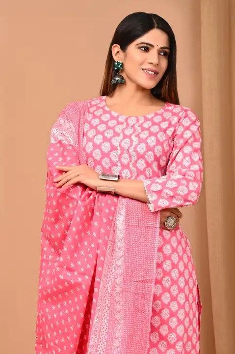 Cotton suit uploaded by Chanchal textile on 7/3/2023