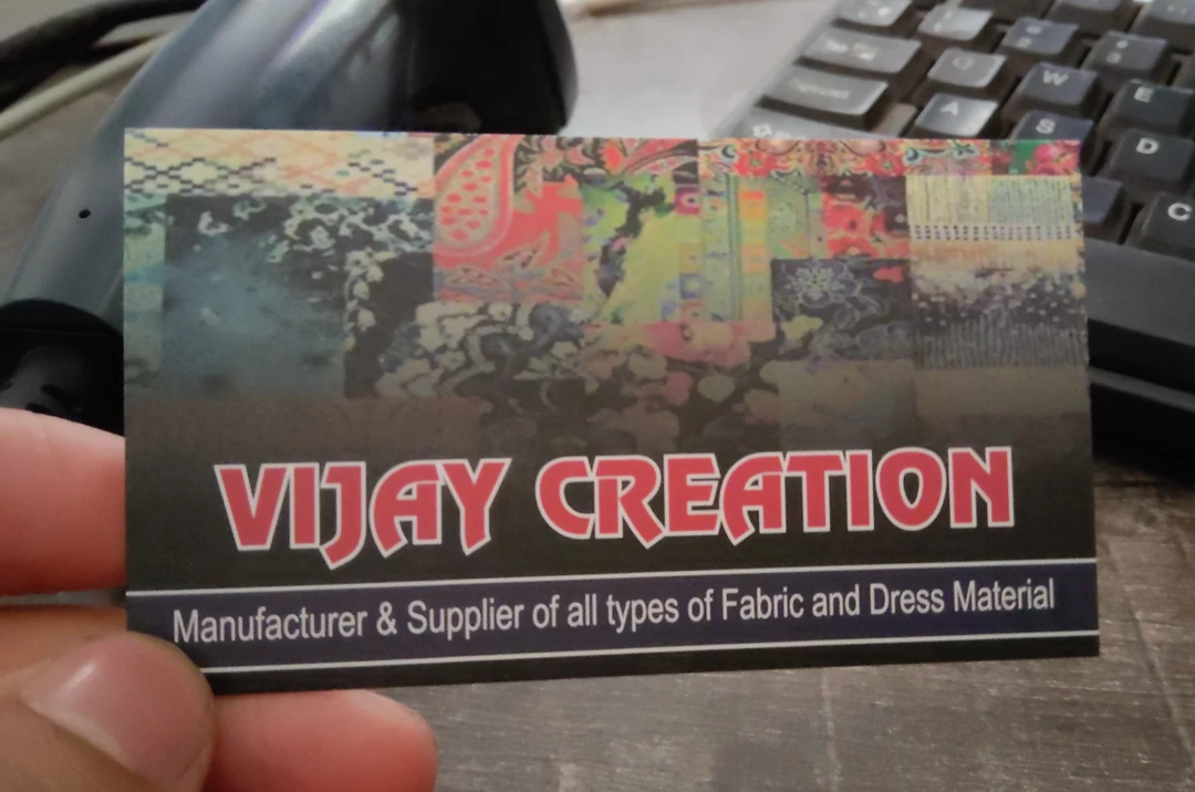 Visiting card store images of VIJAY CREATION