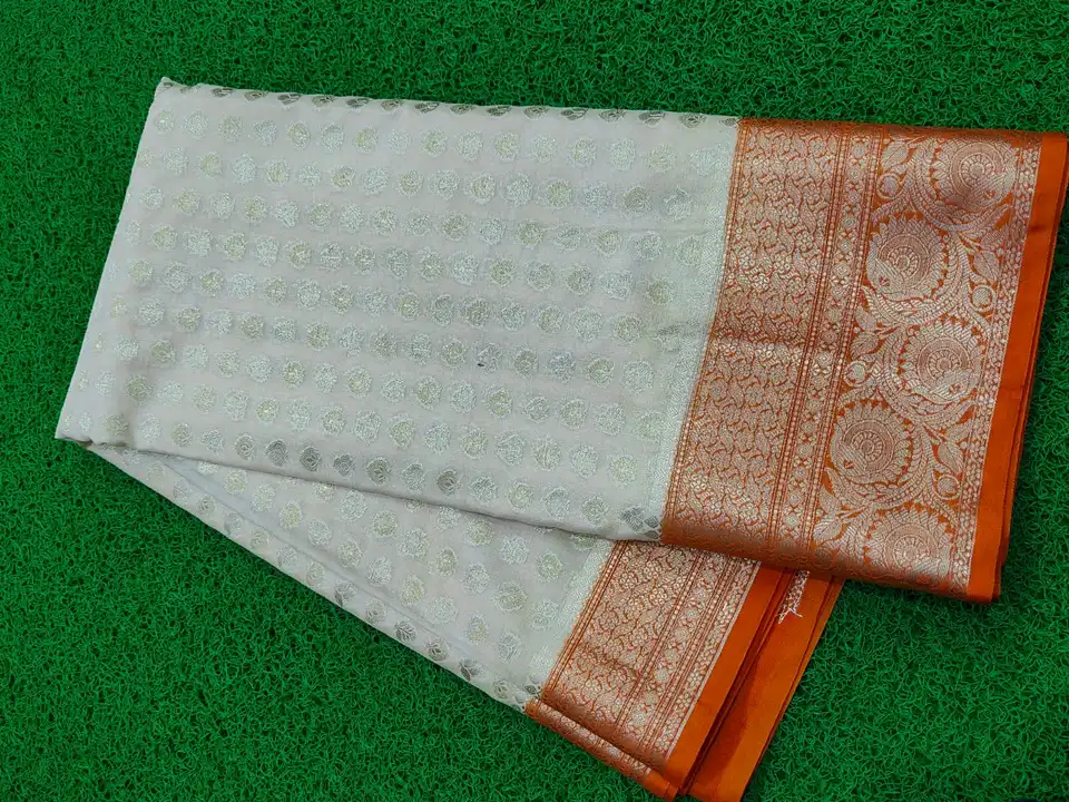 Banarsi Semi Gergot Soft Saree uploaded by Meenawala Fabrics on 7/3/2023