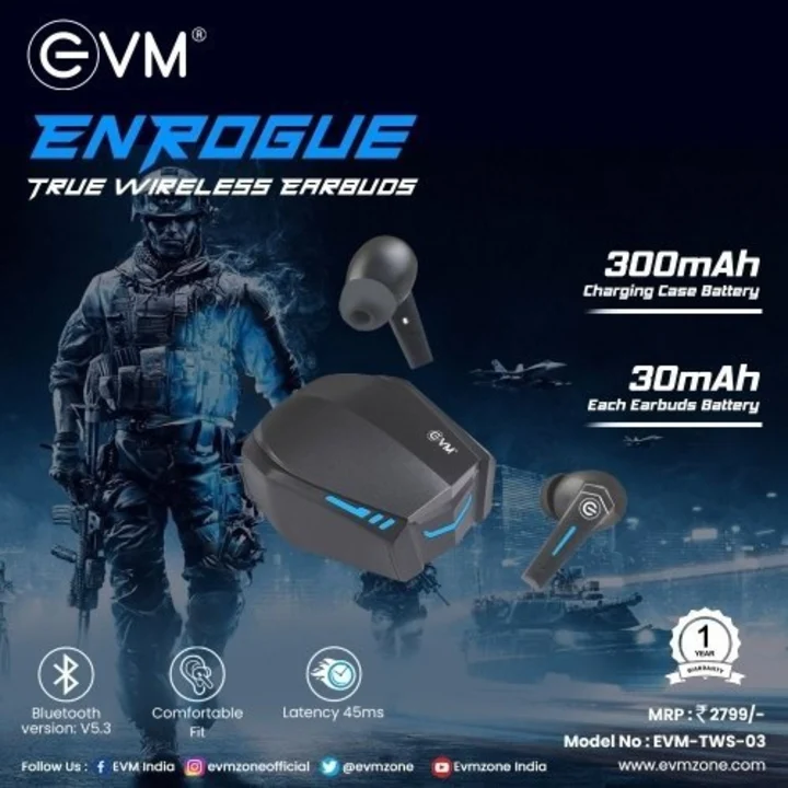 EVM Bluetooth Earbuds  uploaded by Punjab Electronics  on 7/3/2023