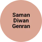 Business logo of Saman diwan genran stor
