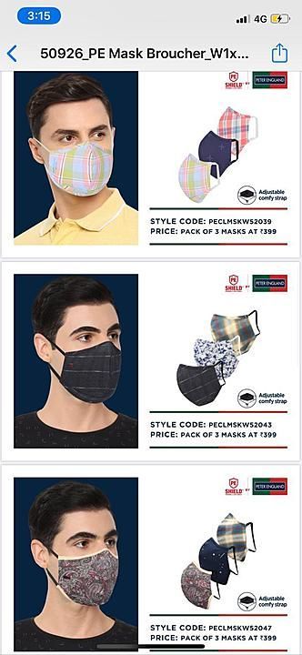 Product image of Peter England ViroBlock Mask, price: Rs. 264, ID: peter-england-viroblock-mask-e3f80be5