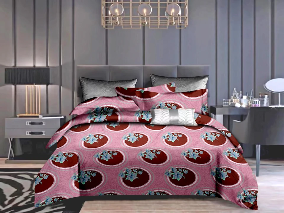 Tapti Ocean Original PVR product. Micro cotton 3D printed Bedsheet with 2 pillow cover set  uploaded by Sonu garment on 7/3/2023