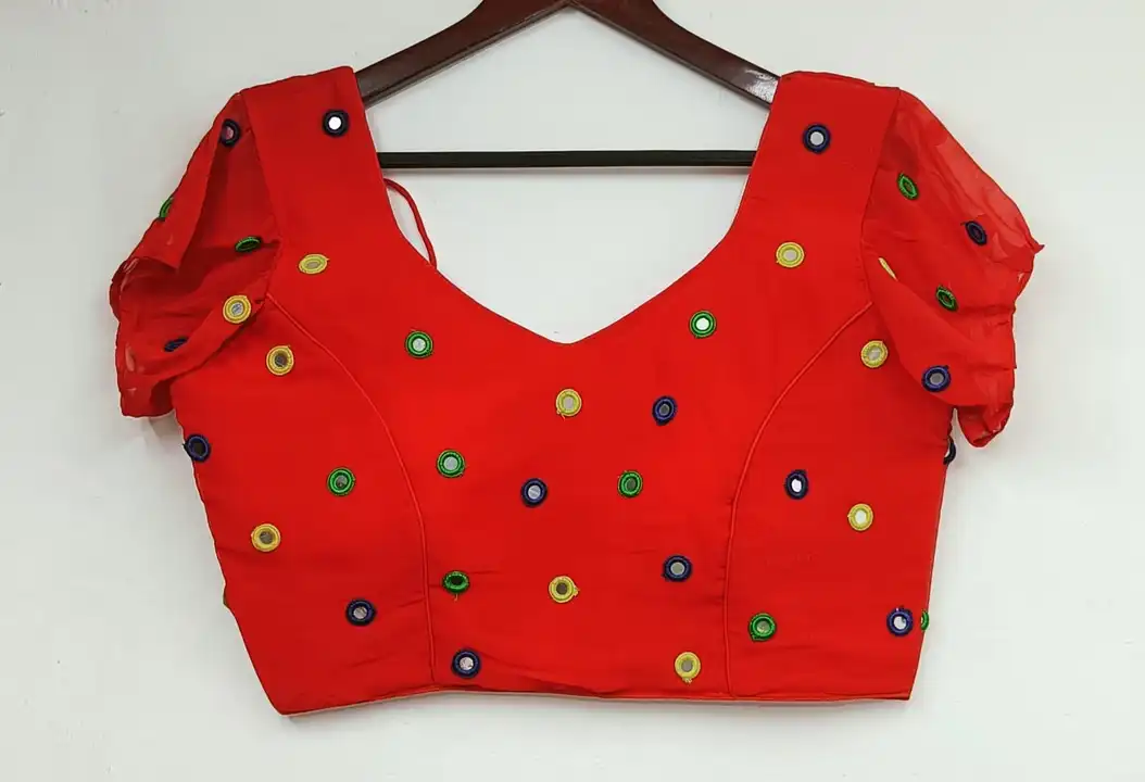 Georgette blouse  uploaded by SANSKAR creation on 7/3/2023