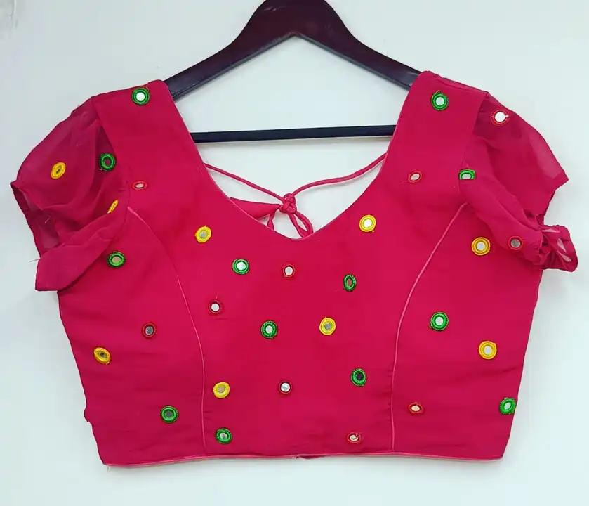 Georgette blouse  uploaded by SANSKAR creation on 7/3/2023