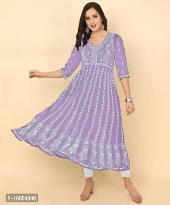 Women's trendy embroidery kurtas uploaded by Silaao Fashion on 7/3/2023