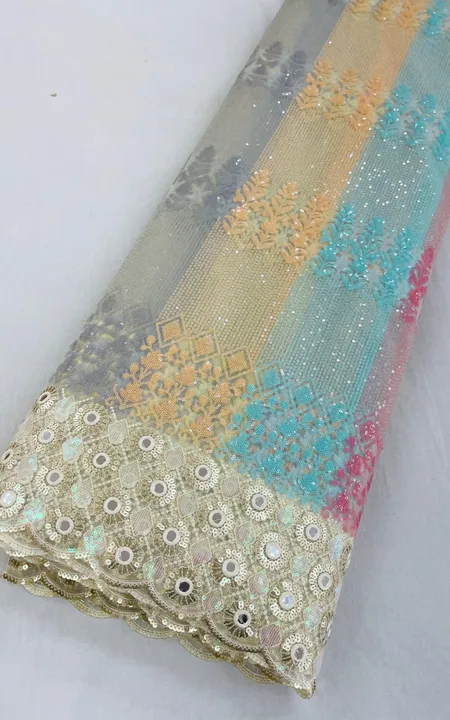 Lehenga fabric  uploaded by Shalini couture  on 7/3/2023