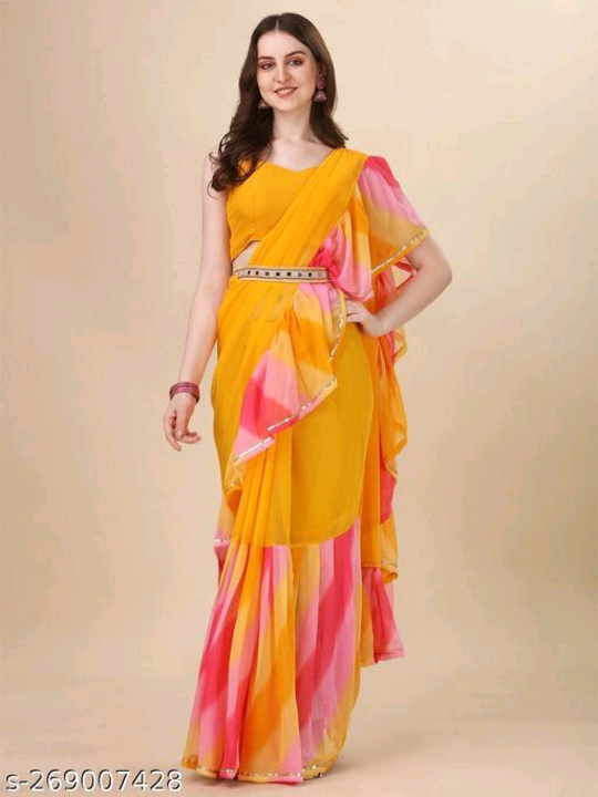 Yellow Savera Saree uploaded by Silaao Fashion on 7/3/2023