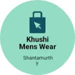 Business logo of Khushi mens wear