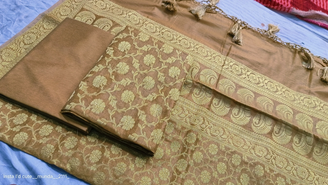 Banarasi  suits and saree uploaded by S.A trading company on 7/3/2023