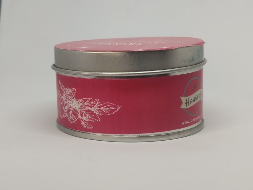 Hansraj scented tin jar- truely strawberry 🍓 uploaded by business on 3/15/2021