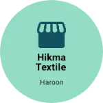 Business logo of Hikma textile