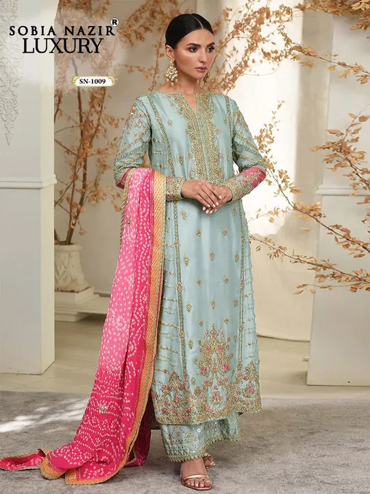 Sobia nazir Georgette pakistani collection  uploaded by business on 7/3/2023