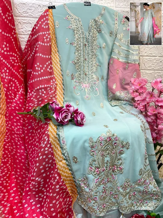 Sobia nazir Georgette pakistani collection  uploaded by ELAF FASHION on 7/3/2023
