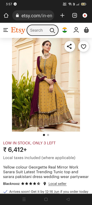 Yellow color Zari Embroidered Palazzo Suit & Dupatta

 uploaded by PRUTHVI ENTERPRISES on 7/3/2023