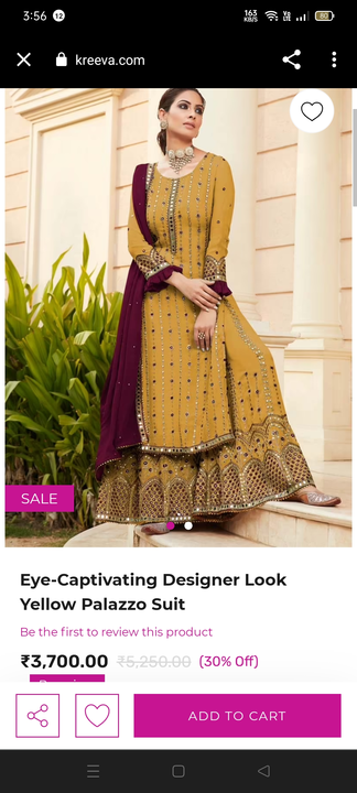Yellow color Zari Embroidered Palazzo Suit & Dupatta

 uploaded by PRUTHVI ENTERPRISES on 7/3/2023