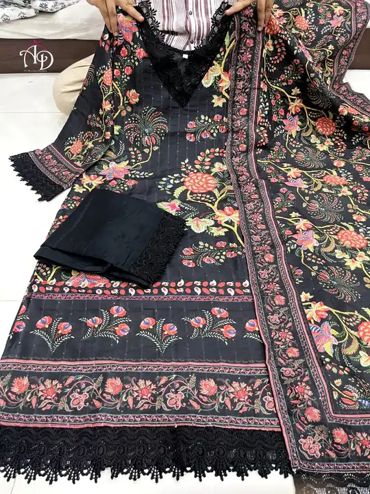 *BLACK DIGITAL PRINT PAKISTANI SUIT*
💟💟💟💟💟💟💟💟


Featuring Black Pakistani Suit which is beau uploaded by BOKADIYA TEXOFIN on 7/3/2023