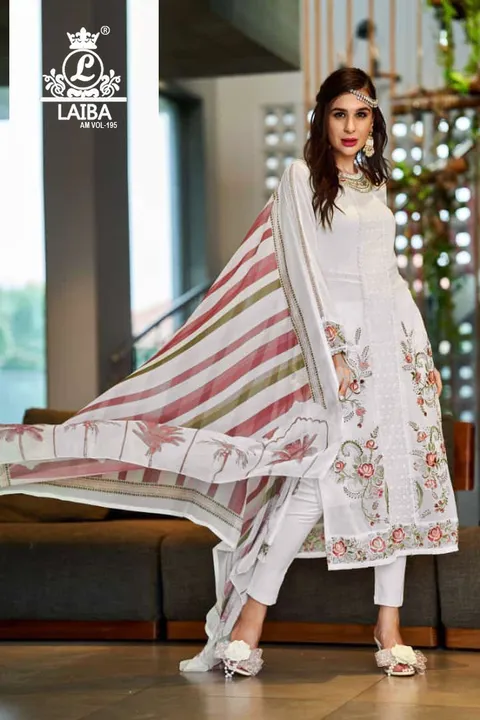 LAIBA BY AM VOL-195 uploaded by Kaynat textile on 7/3/2023