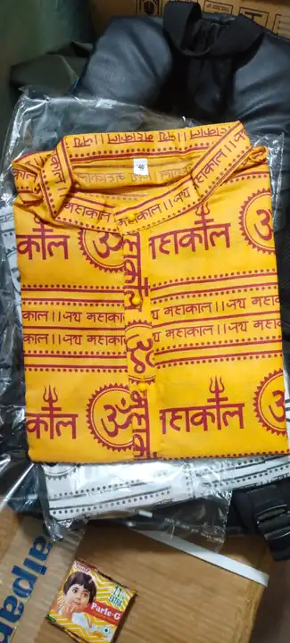 Mahakal print kurta uploaded by shivam kala kendra on 7/3/2023
