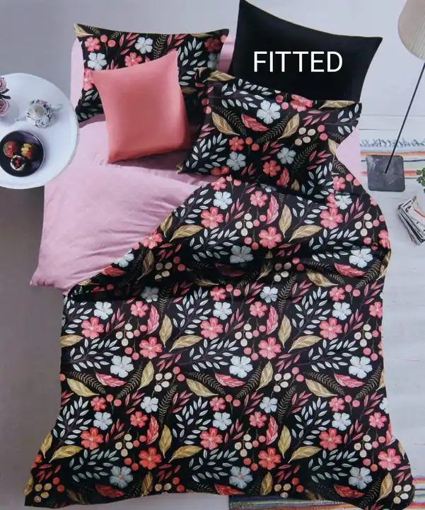 Post image *KING SIZE FITTED BEDSHEET VID FULL ALL AROUND ELASTIC ( NOT JUST IN CORNERS)*

Item name:- *KIARA KING SIZE FITTED*

*_Product by A.S.C_*

For *ONLINE*🖥

*ADJUSTABLE IN 6 INCHES TO 12 INCHES MATTRESS..*

FABRIC:- HEAVY GLACE COTTON...( 140 gsm)

SIZE:- 108×108 ( KING SIZE)

ALL FABULOUS DESIGNES...

*PACKING:- Attractive Zipper Chain Bag Packing*

WEIGHT:- 1.5 kg...

PRICE:- ?

BOOK UR ORDER NOW...

*Note - Best stiching from market , plz check Elastic nd stiching quality before purchasing from anyone*