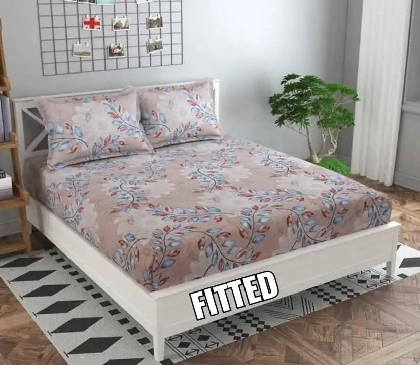 Kiara king fitted bedsheet  uploaded by business on 7/3/2023