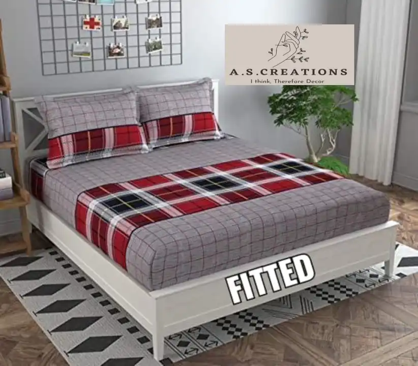 Kiara king fitted bedsheet  uploaded by business on 7/3/2023