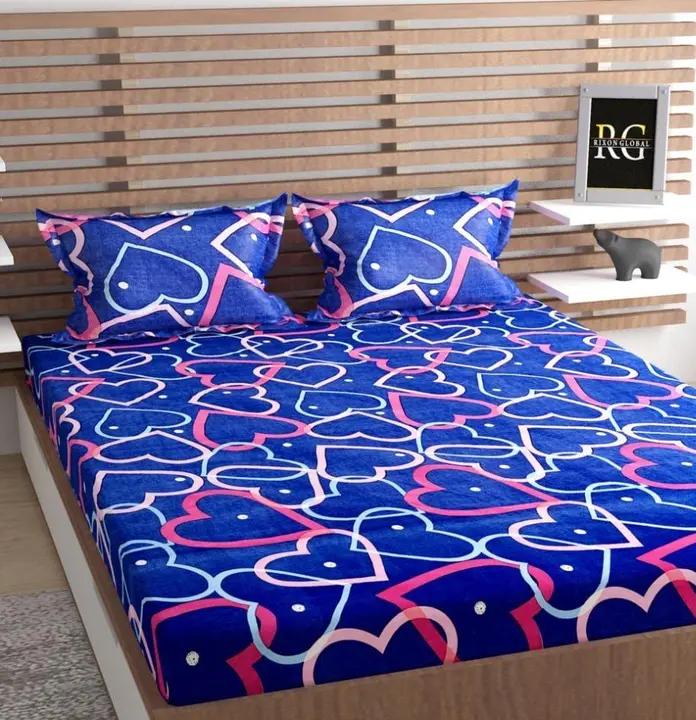 Kiara king fitted bedsheet  uploaded by Jai Shri Krishna Enterprises on 7/3/2023